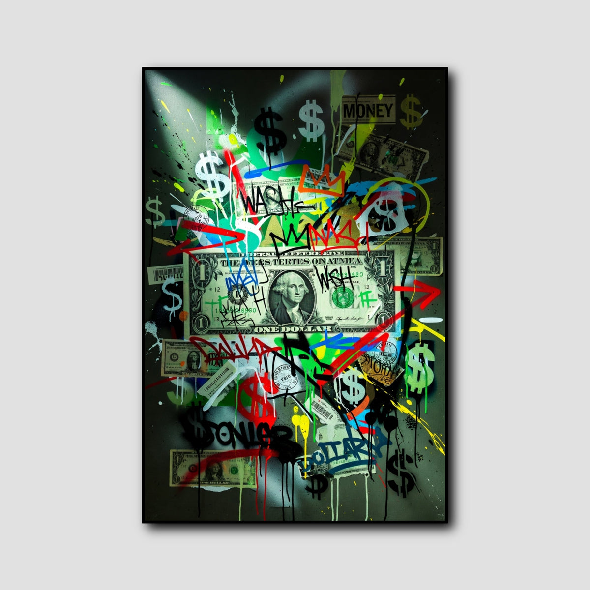 Tableau Street Art Money Dollar style 1