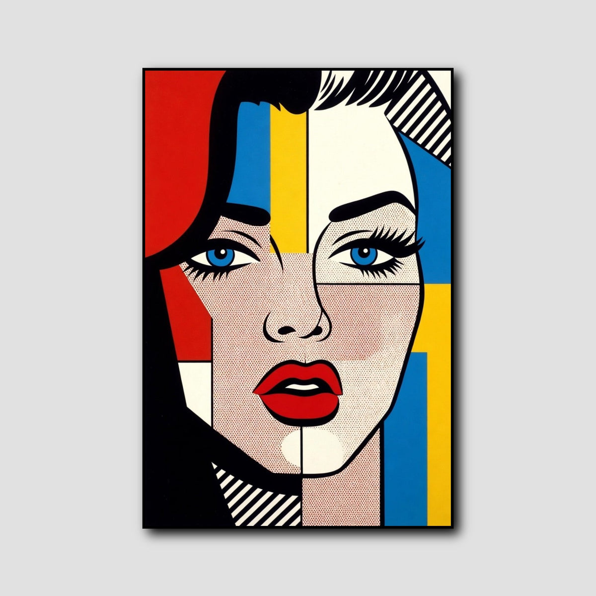 Tableau Style Roy Lichtenstein style 1