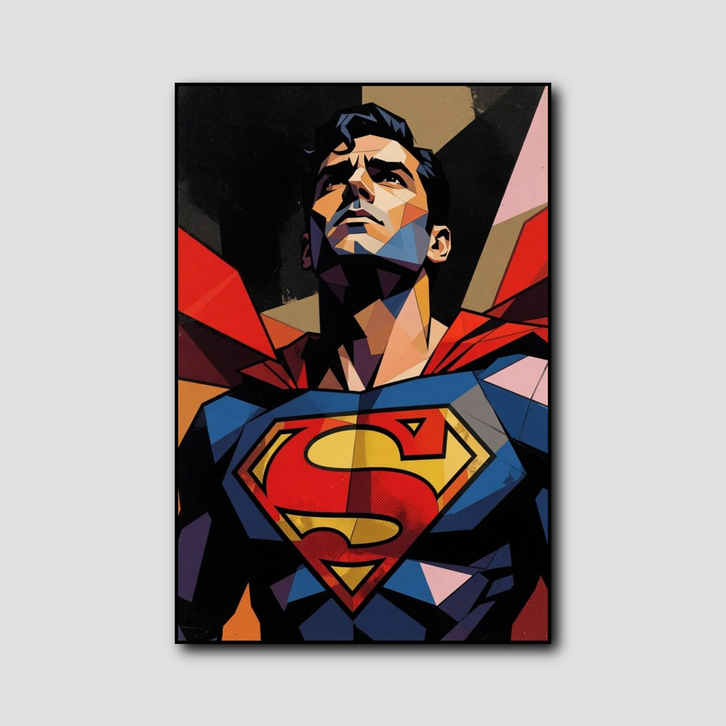 Tableau Superman Pop Art style 1