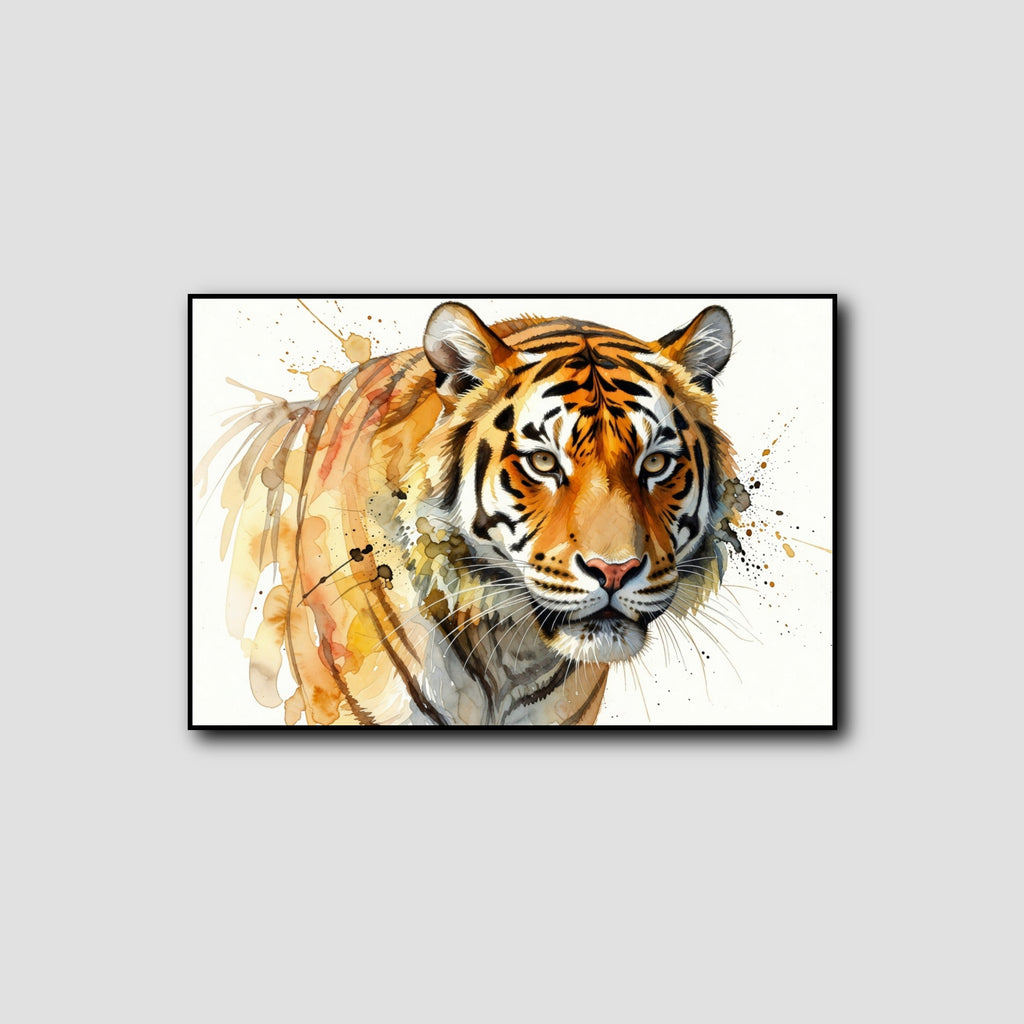 Tableau Tigre Aquarelle style 1