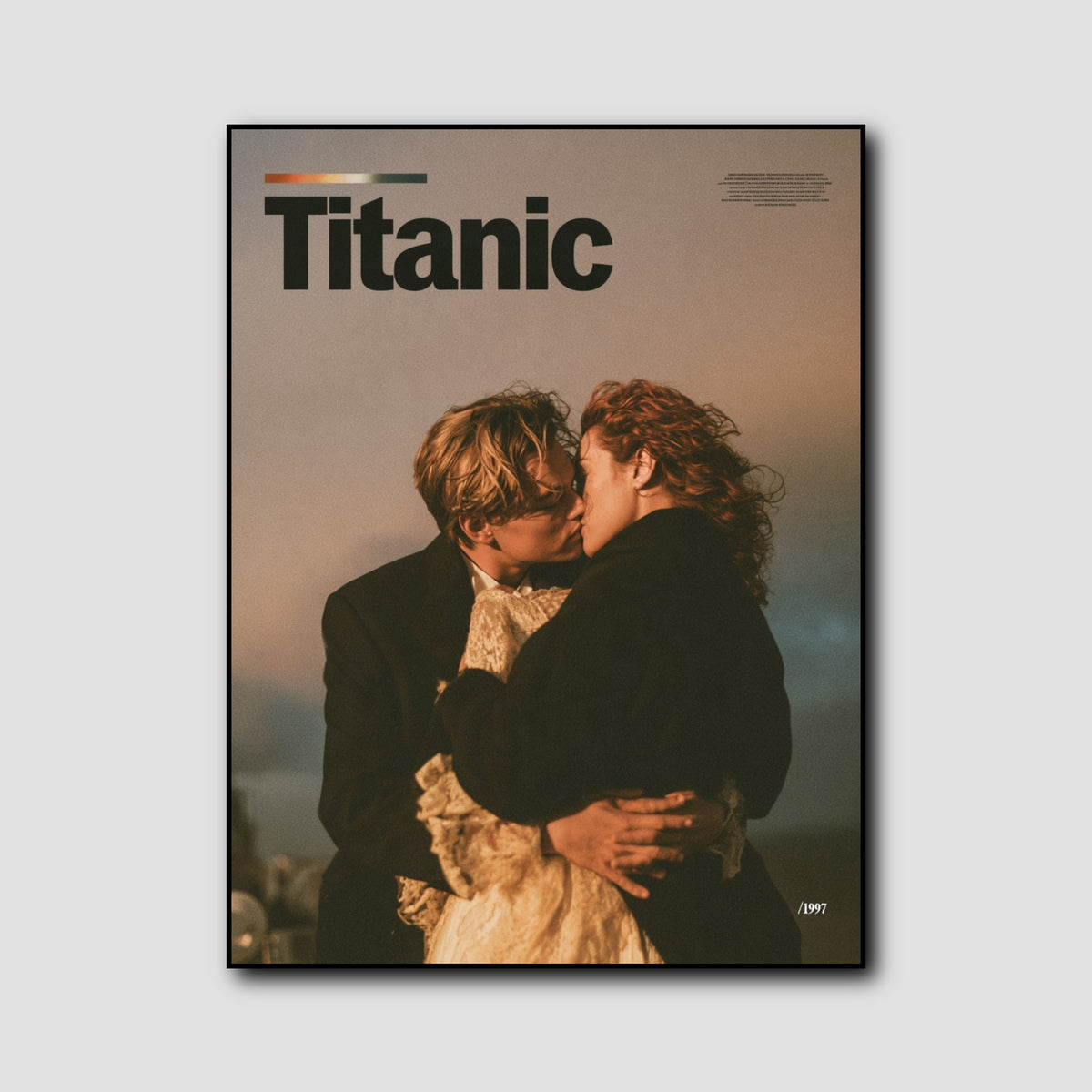 Tableau Titanic Jack et Rose style 1