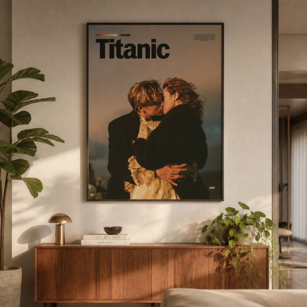 Tableau Titanic Jack et Rose pour salon