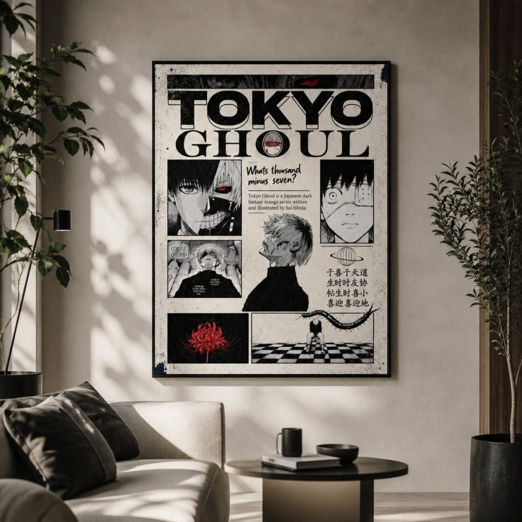 Tableau Tokyo Ghoul pour salon