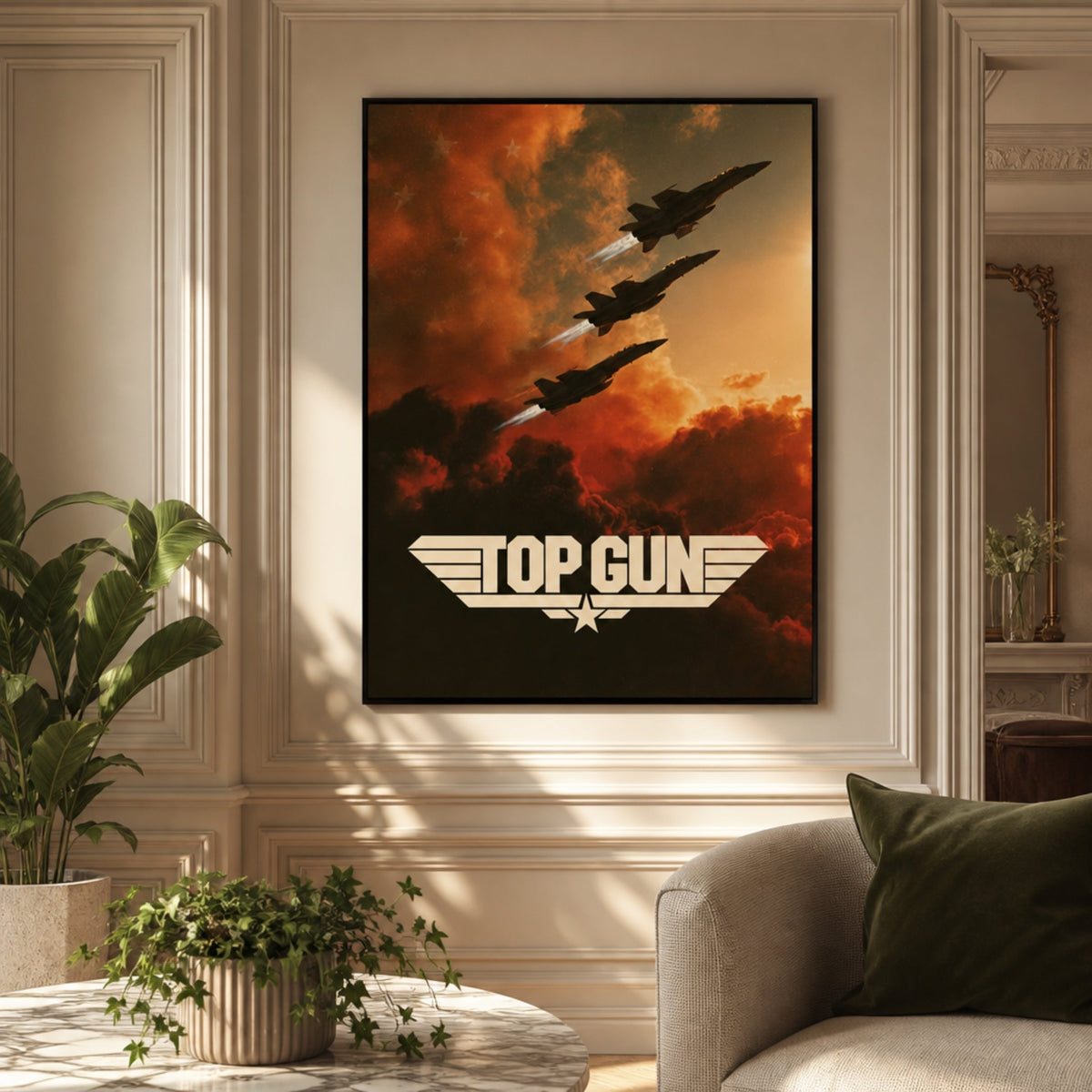 Tableau Top Gun Maverick pour salon