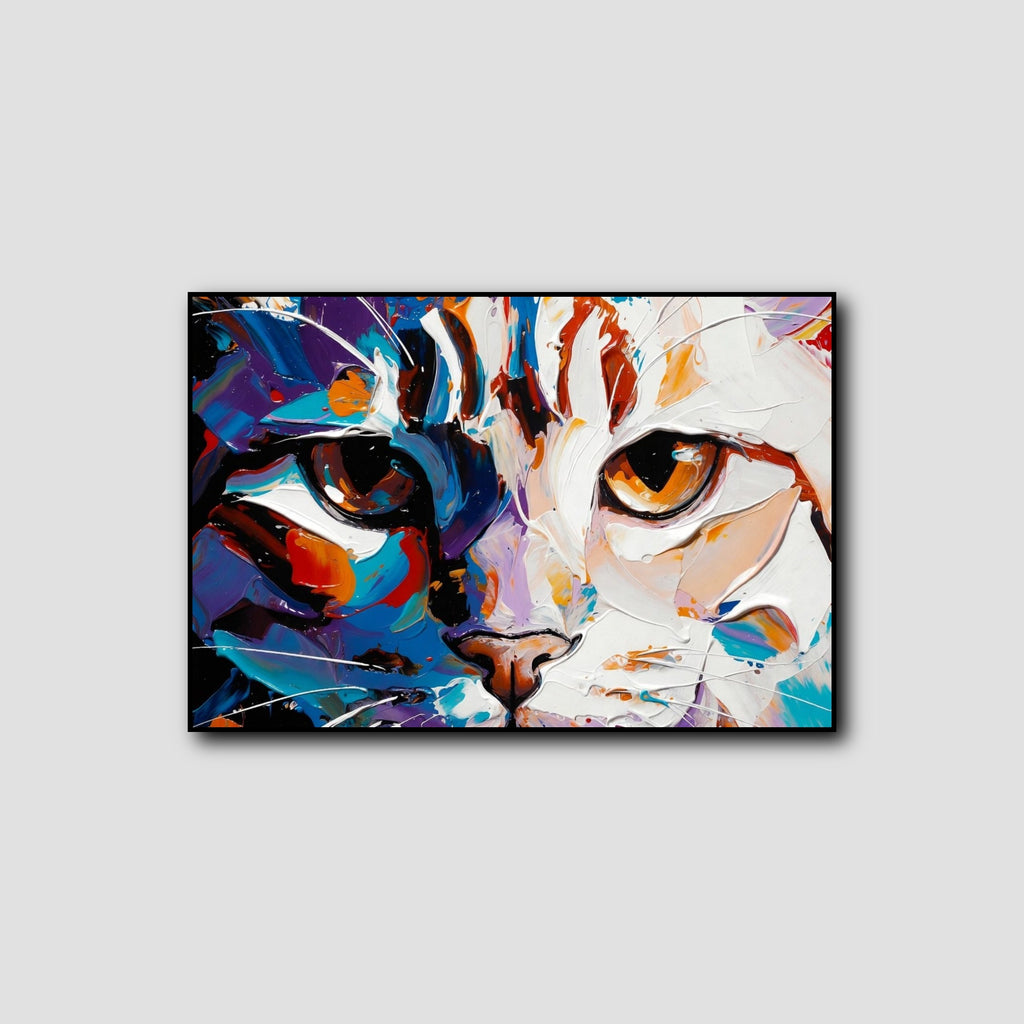 Tableau Tête de Chat Dessin style 1