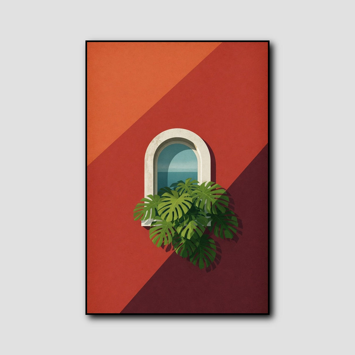 Tableau Vert Terracotta style 1