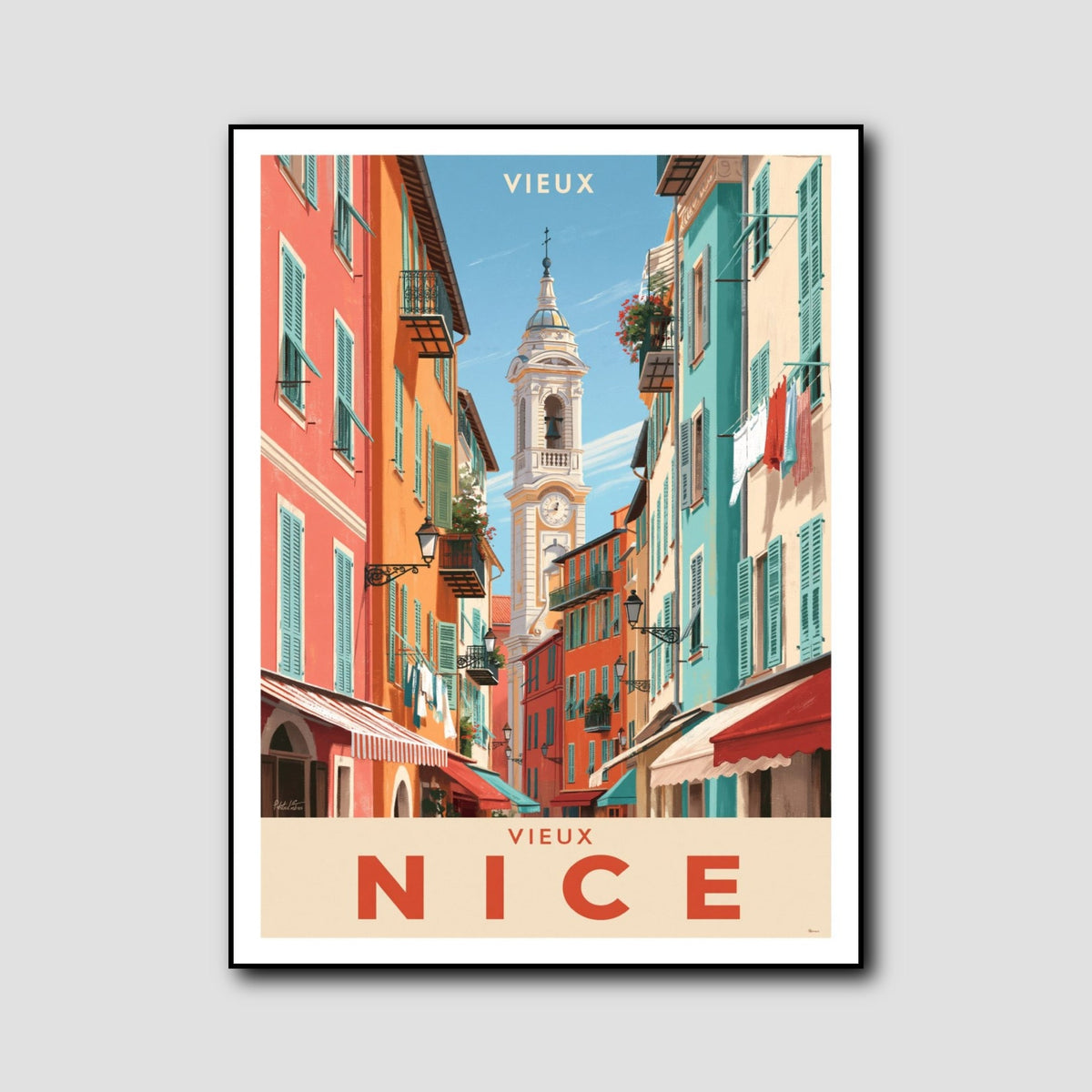 Tableau Vieux Nice style 1