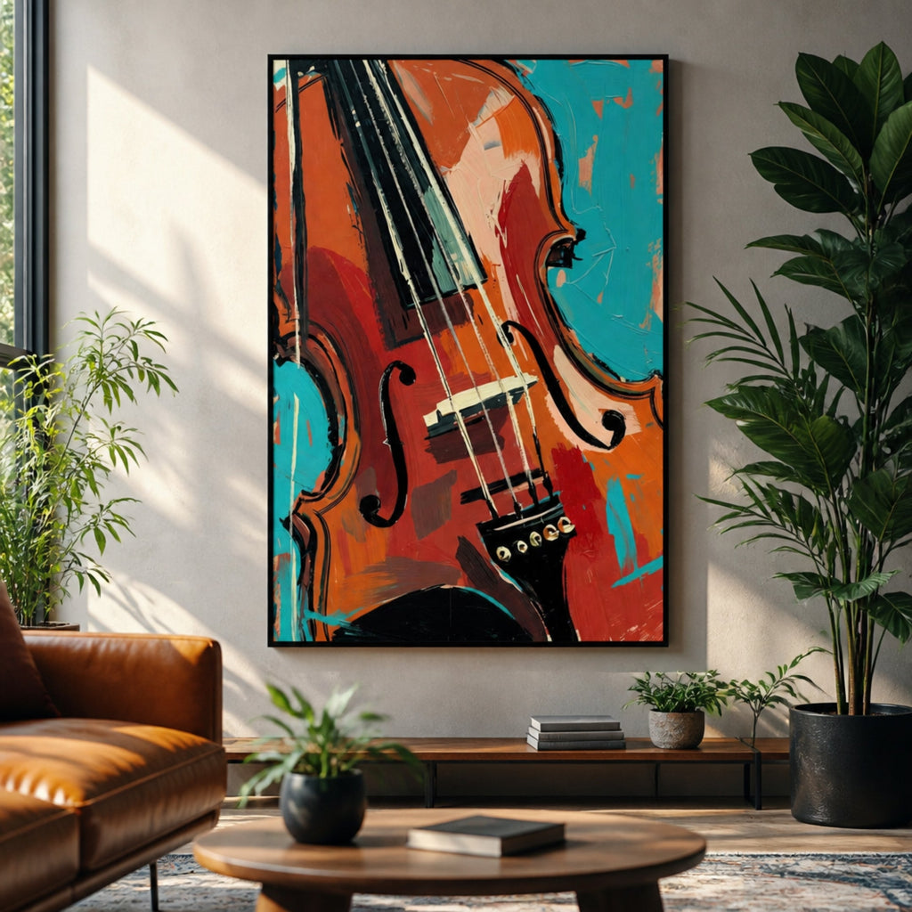 Tableau Violon pour salon