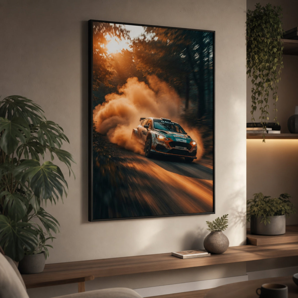 Tableau Voiture de Rallye pour salon