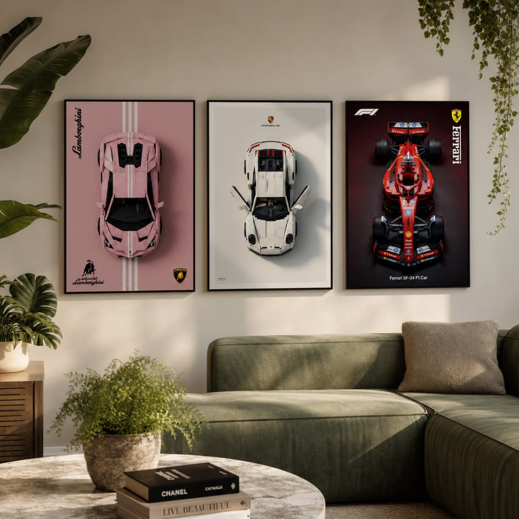 Tableau Voiture pour Chambre Ado pour salon