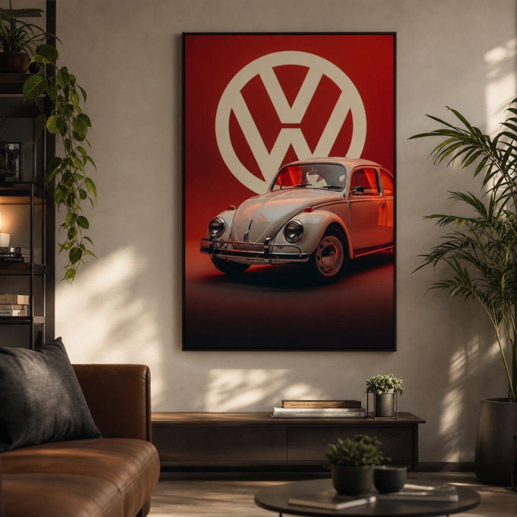 Tableau Volkswagen Coccinelle pour salon