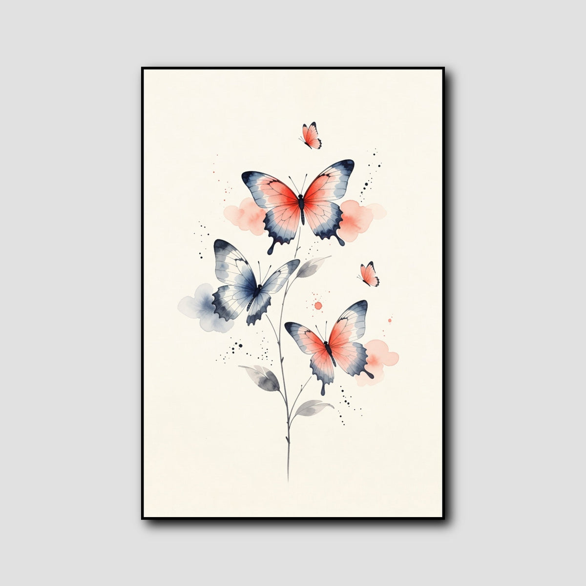 Tableau avec Papillons style 1