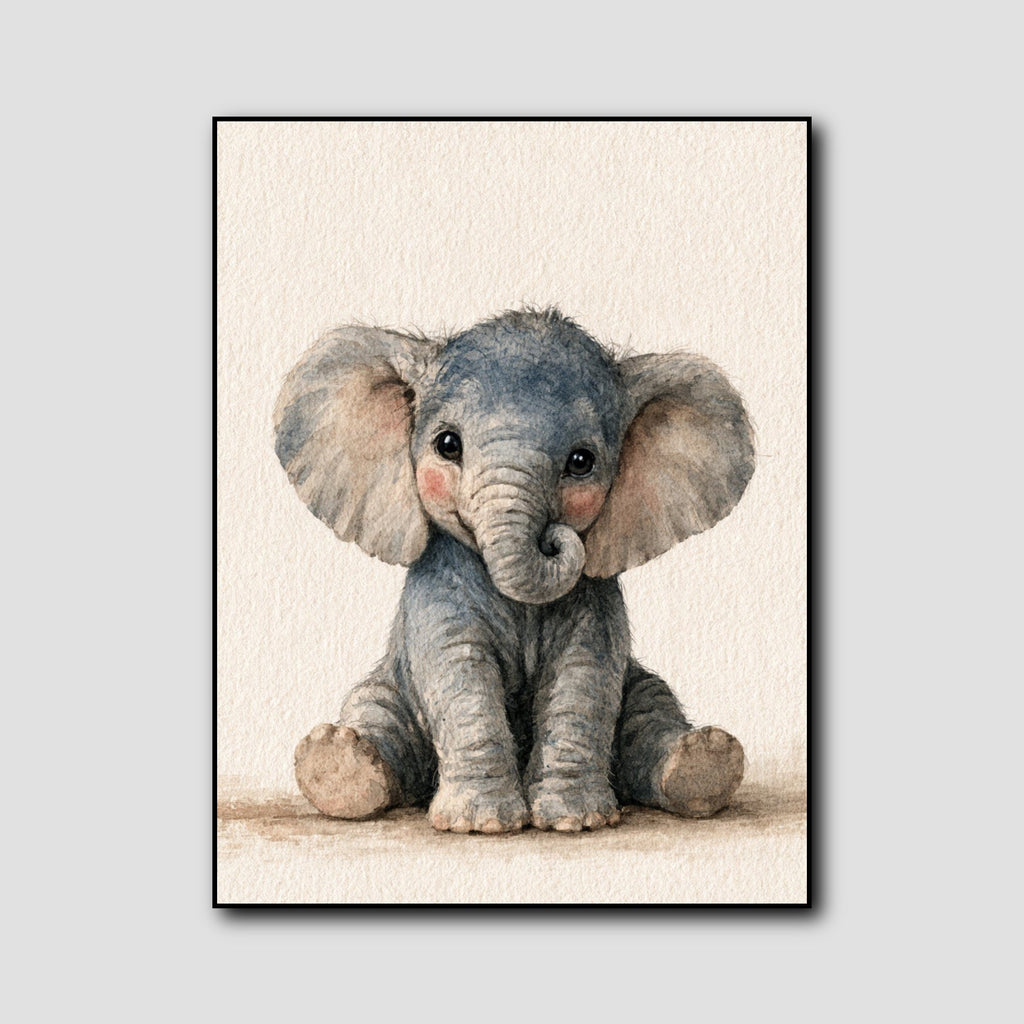 Tableau Éléphant Chambre Enfant style 1
