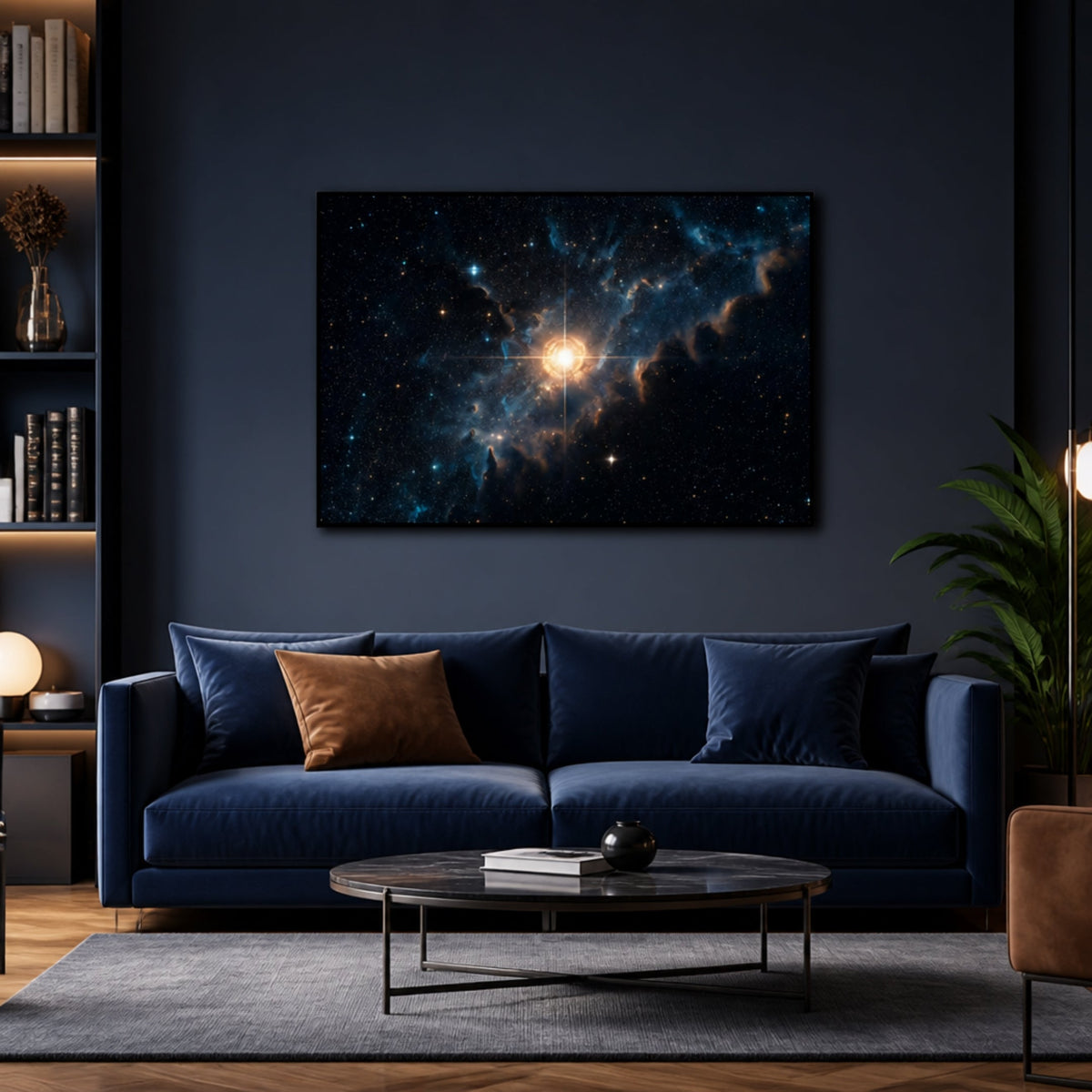 Tableau Étoiles Célestes pour salon