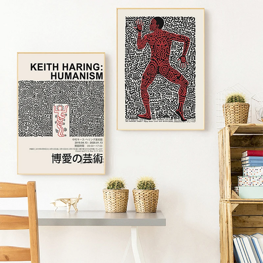Tableau Keith Haring Humanism