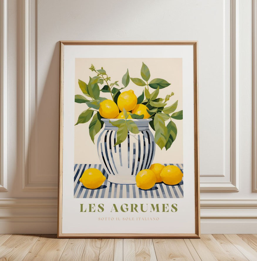 Tableau Nature Morte Citrons