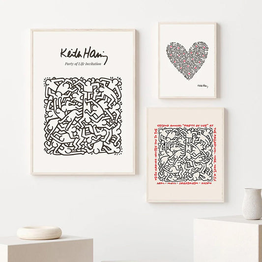 Tableau Pop Art Silhouettes Dansantes