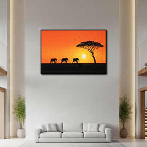 Tableau Savane Africaine