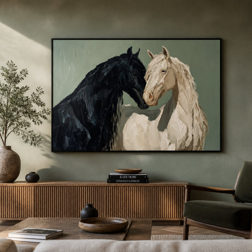 Tableaux Chevaux Stylisés pour salon