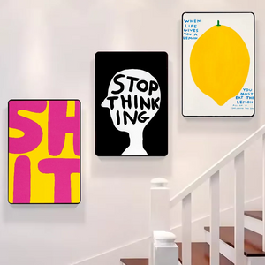 Tableau Pop Art Citron Humoristique