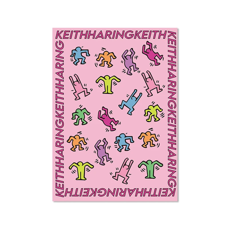 Tableau Pop Art Keith Haring