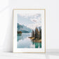 Tableau Lac Montagne Turquoise