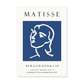 Tableau Matisse Bleu Moderne