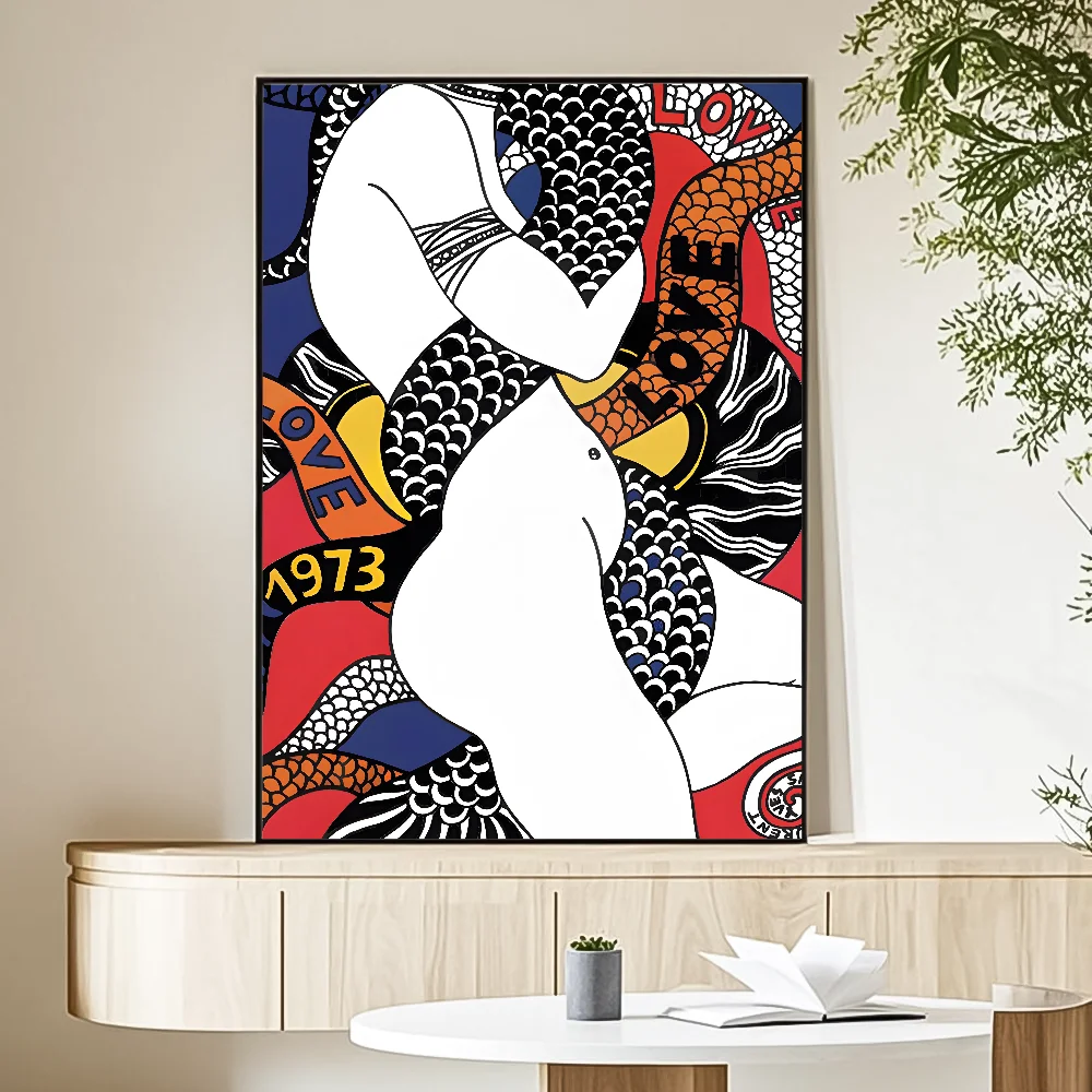 Tableau Logo Yves Saint Laurent Pop Art