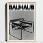 Tableau Fauteuils Bauhaus Orange