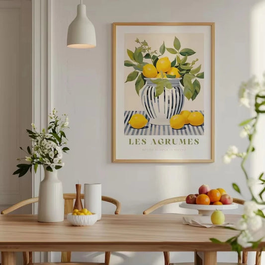 Tableau Nature Morte Citrons