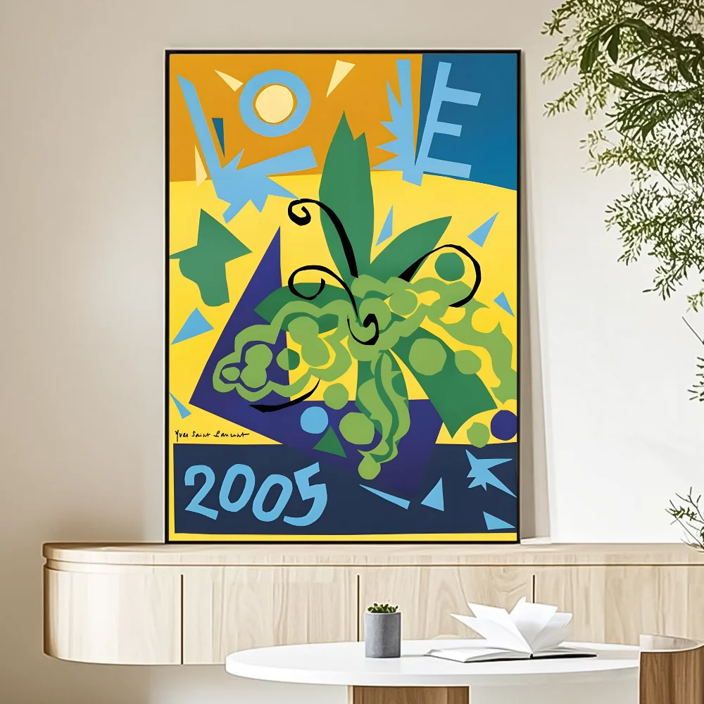 Tableau Logo Yves Saint Laurent Pop Art