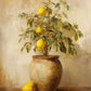 Tableau Citronnier Vintage