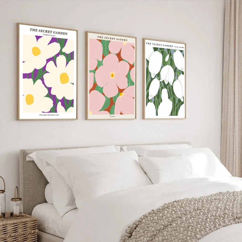 Tableau Botanique Jardin Secret