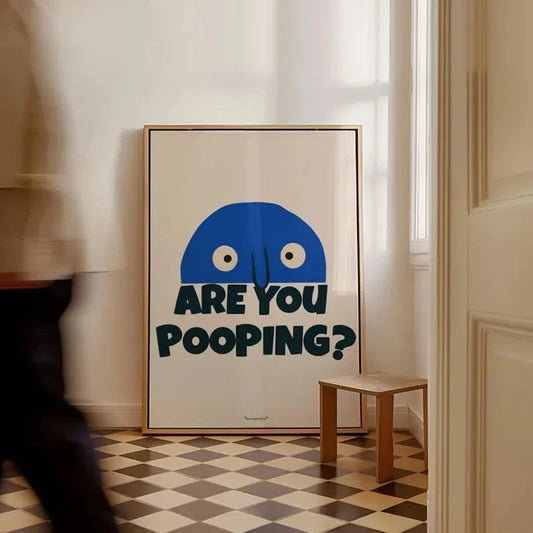 Tableau Visage Humoristique Toilette