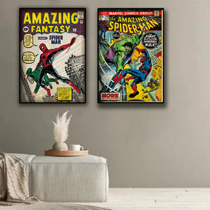 Tableau Spider-Man Comic Vintage