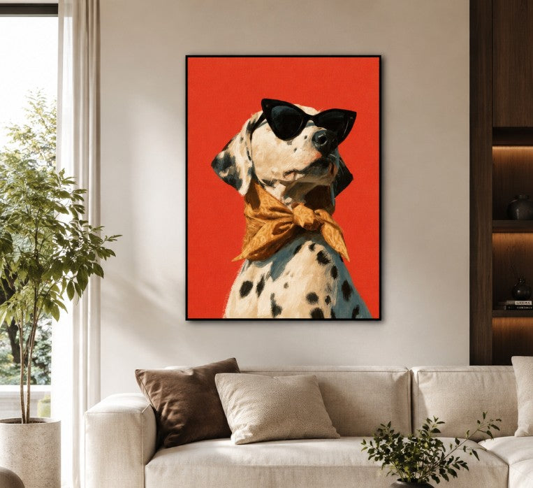 Tableau Dalmatien Pop Art