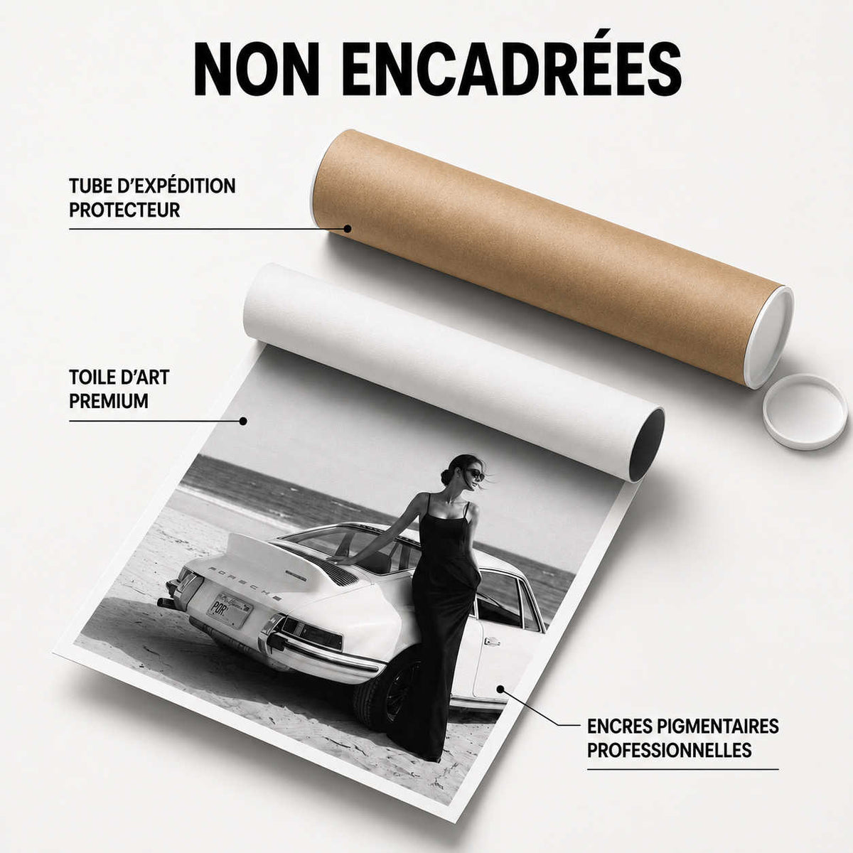 Tube de protection et encres pigmentaires